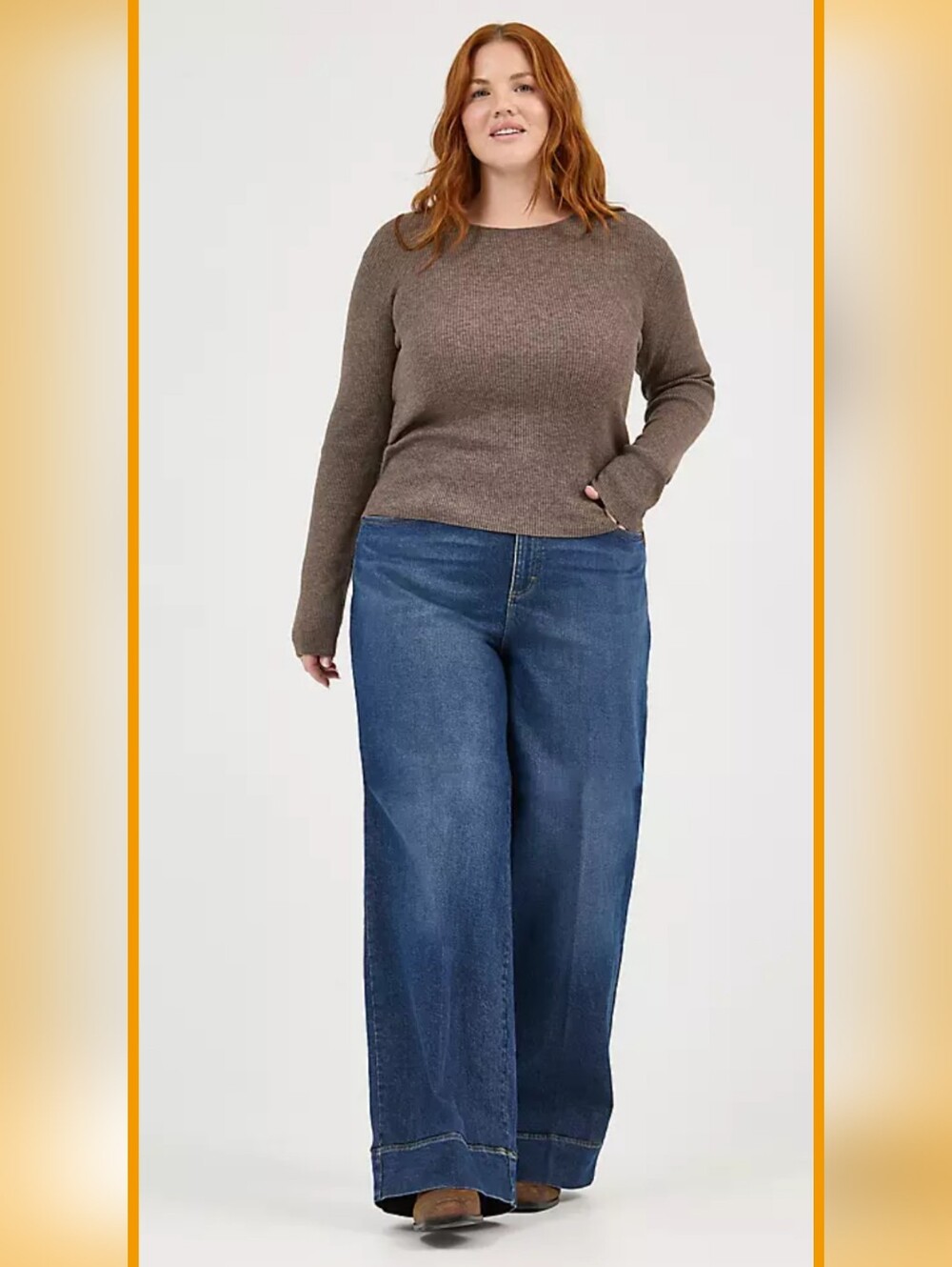 Lee Legendary High Rise Wide Leg Trouser Jeans Size 18 Y2K Baggy